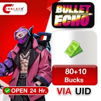 Bullet Echo (GL) - 80+10 Bucks Top up UID By Inblackm Open 24 hr.