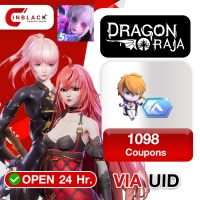 Dragon Raja SEA - 1098 Coupons Top up UID By Inblack Open 24 hr.