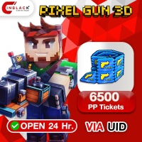 Pixel Gun 3D - 6500 PP Tickets 74.99$ Top up UID By Inblack Open 24 hr.