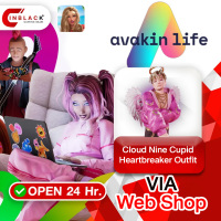 Avakin Life - Cloud Nine Cupid Heartbreaker Outfit Top up Via Web Shop By Inblackm Open 24 hr.