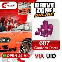 Drive Zone: Car Simulator - 687 Custom Parts Top up UID By Inblackm Open 24 hr.
