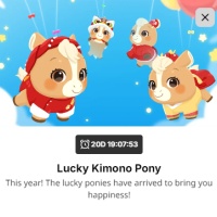Lucky Kimono Pony（Via UID No Need Login/No need Password）