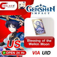 Genshin Impact (US) - Blessing of the Welkin Moon Top up UID By Inblackm Open 24 hr.
