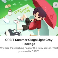 ORBIT Summer Clogs Light Gray Package（Via UID No Need Login/No need Password）