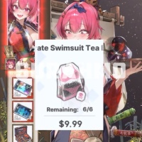 Goddess of Victory: NIKKE - Pirate Swimsuit Tea Bag x6 (LOGIN METHOD) **Need Account & Password to login**