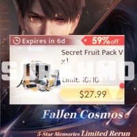 Love and Deepspace - Secret Fruit Pack V (LOGIN METHOD) **Need Account & Password to login**