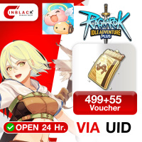 Ragnarok Idle Adventure Plus - 499+55 Voucher Top up UID By Inblackm Open 24 hr.