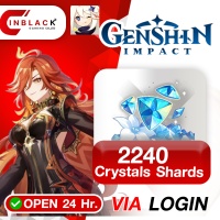 Genshin Impact (GL) - 2240 Crystals Shards Top up  Via Login by Inblackm open 24 hr.