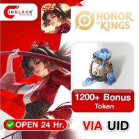 Honor of Kings - 1200+Bonus Token UID by Inblackm open 24 hr.