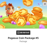 Pegasus Coin Package #5（Via UID No Need Login/No need Password）