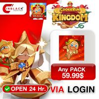Cookie Run: Kingdom - Any PACK 59.99$ Top up via LOGIN By Inblack Open 24 hr.