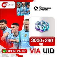 SEGA Football Club Champions - 3000+290 RB Top up UID By Inblackm Open 24 hr.