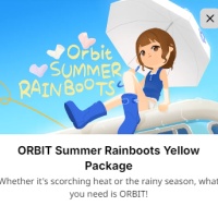 ORBIT Summer Rainboots Yellow Package（Via UID No Need Login/No need Password）