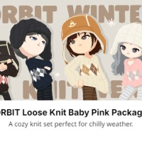 ORBIT Loose Knit Baby Pink Package（Via UID No Need Login/No need Password）