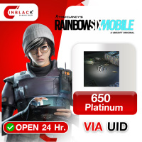 Rainbow Six Mobile (GL) - 650 Platinum 9.99$ Top up UID By Inblackm Open 24 hr.