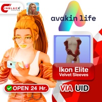 Avakin Life - Ikon Elite Fiery Grace Velvet Sleeves Top up Via Web Shop By Inblackm Open 24 hr.
