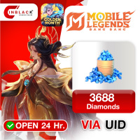 Mobile Legends: Bang Bang (GL / TH) - 3688 Diamond  via UID by Inblackm open 24 hr.( *** INDO/MY/PH/SG CAN NOT )