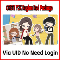 ORBIT Y2K Raglan Red Package（Via UID No Need Login/No need Password）