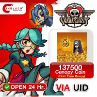 Skullgirls: Fighting RPG - 137500 Canopy Coin (First Time Bonus)Top up UID By Inblackm Open 24 hr.