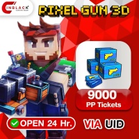 Pixel Gun 3D - 9000 PP Tickets 99.99$ Top up UID By Inblack Open 24 hr.