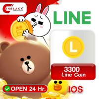 เติมเหรียญไลน์ (IOS) - 3300 Line Coin BY INBLACKM Open 24 hr.