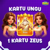[1 B] Cards Zues Ungu MD - Higgs Domino HDI or Higgs Games Island HGI - Claim Cards INBOX - Fastest Delivery & Trusted