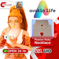 Avakin Life - Bijouterie Heart of Passion Ruby Necklace Top up Via Web Shop By Inblackm Open 24 hr.