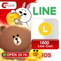 เติมเหรียญไลน์ (IOS) - 1600 Line Coin BY INBLACKM Open 24 hr.