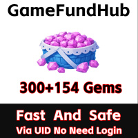 Play Together  - 300+154 Gems（Via UID No Need Login/No need Password）Fast  And  Safe