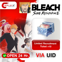 Bleach: Soul Resonance - Limited Recruitment Ticket ×10 Top up UID By Inblackm Open 24 hr.