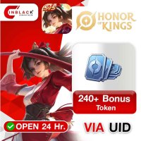Honor of Kings - 240+Bonus Token UID by Inblackm open 24 hr.