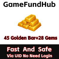 Play Together - 45 Gold Bar+28 Gems（Via UID No Need Login/No need Password）Fast And Safe
