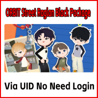 ORBIT Street Raglan Black Package（Via UID No Need Login/No need Password）