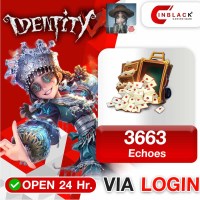 Identity V(GL) - 3663 Echoes 49.99$ Top up via LOGIN by Inblackm open 24 hr.