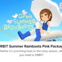 ORBIT Summer Rainboots Pink Package（Via UID No Need Login/No need Password）