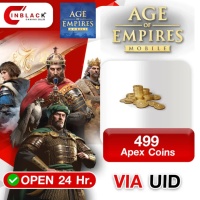 Age of Empires Mobile (GL) - 499 Apex Coins 4.99$ Top up UID By Inblack Open 24 hr.