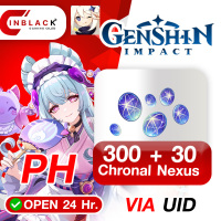 Genshin Impact (PH) - 300 + 30 Chronal Nexus Top up UID By Inblackm Open 24 hr.