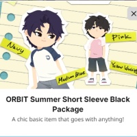 ORBIT Summer Short Sleeve Black Package（Via UID No Need Login/No need Password）