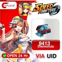 Garena Speed Drifters (SEA) - 9413 Diamonds Top up UID By Inblackm Open 24 hr.
