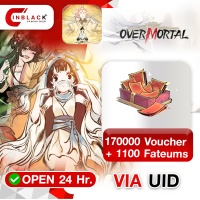 Overmortal SEA - 170000 Voucher + 1100 Fateums  249.99$ Top up UID By Inblack Open 24 hr.