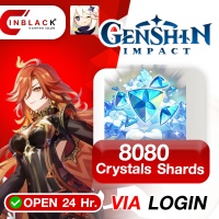 Genshin Impact (GL) - 8080 Crystals Shards Top up  Via Login by Inblackm open 24 hr.