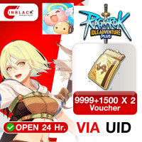 Ragnarok Idle Adventure Plus - 9999+1500 X 2 Voucher Top up UID By Inblackm Open 24 hr.