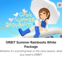 ORBIT Summer Rainboots White Package（Via UID No Need Login/No need Password）