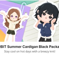 ORBIT Summer Cardigan Black Package（Via UID No Need Login/No need Password）
