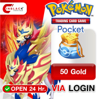 Pokemon TCG Pocket - 50 Gold / 7 Unpaid Gold 9.99$ Top Up Via Login By Inblackm open 24 hr.