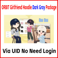 ORBIT Girlfriend Hoodie Dark Gray Package（Via UID No Need Login/No need Password）