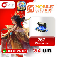 Mobile Legends: Bang Bang (GL / TH) - 257 Diamond via UID by Inblackm open 24 hr. ( ***INDO/MY/PH/SG CAN NOT )