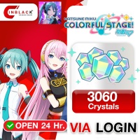 Hatsune Miku: Colorful Stage (GL) - 3060 Crystals 24.99$ Top up Via Login By Inblack Open 24 hr.