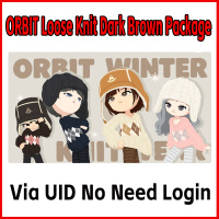 ORBIT Loose Knit Dark Brown Package（Via UID No Need Login/No need Password）