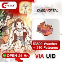 Overmortal SEA - 53800 Voucher + 310 Fateums  79.99$ Top up UID By Inblack Open 24 hr.